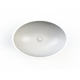 Arcqua Prince opbouw waskom ovaal 49x34 - Mat wit